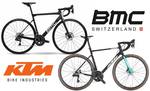 Carbon-Rennrad von KTM oder BMC mit Disc und Shimano Di2 in Playa de Muro (Mallorca) online reservieren