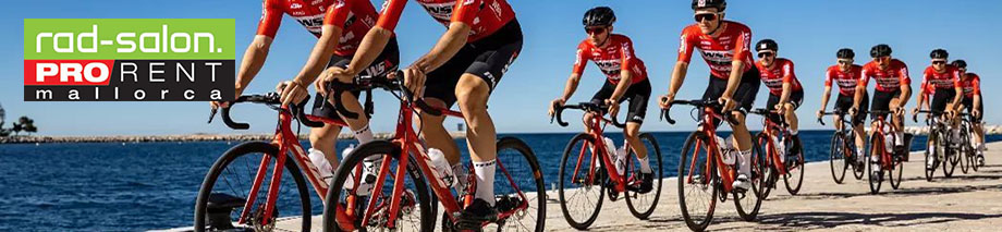 Rennrad mieten auf Mallorca beim Radsalon Pro Rent in der Verleihstation Can Picafort / Son Baulo