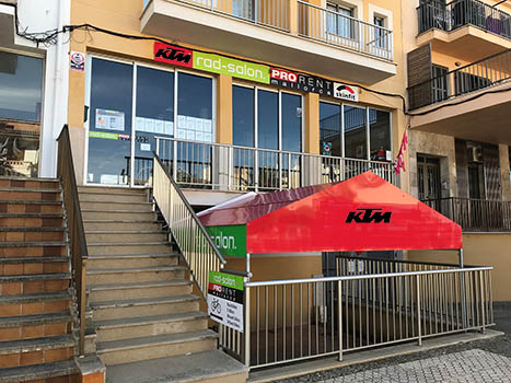  rad-salon. Pro Rent Vermietstation und Bikeshop in Can Picafort (Mallorca) 